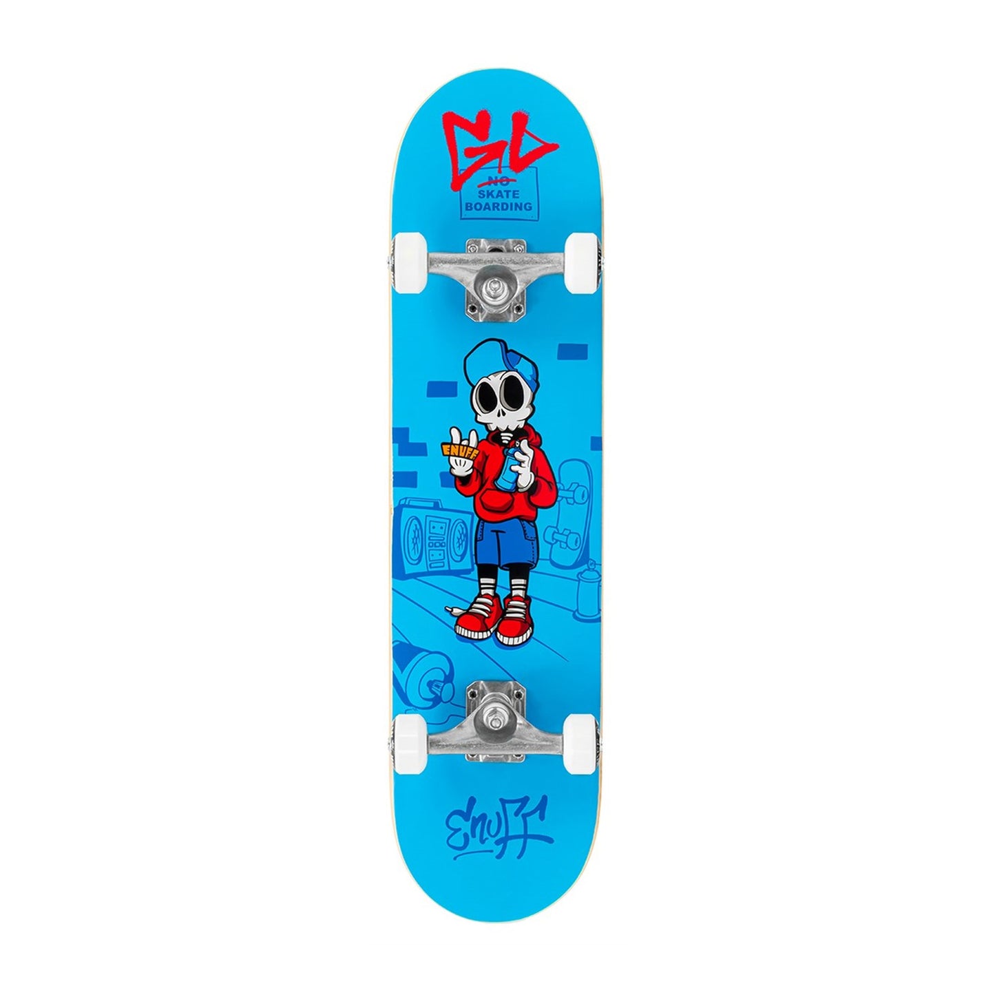 Skateboard Complet Enuff Skully Mini - Bleu