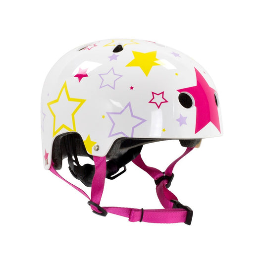 Casque Enfant Réglable SFR - Blanc / Rose