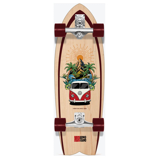 California 75th Volkswagen x Long Island Surfskate 30"x9.75"x19"