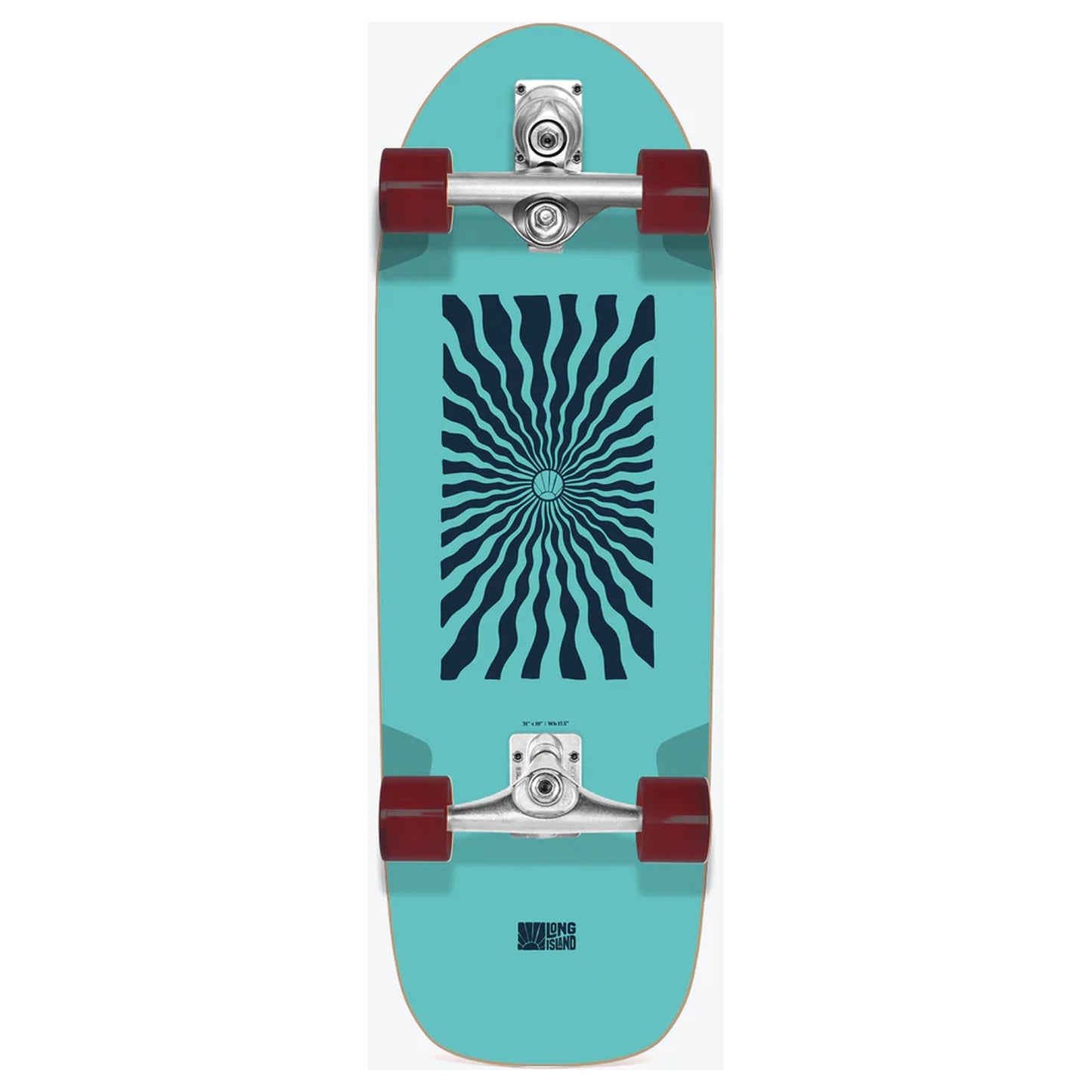 Fog Haze Surfskate Long Island Complete 31"x10"x17.5"