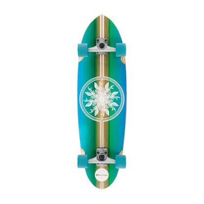 Surfskate Mindless Wake 35x10" - Bleu