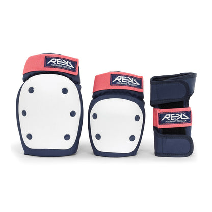 Kit de Protection Triple REKD Heavy Duty - Bleu / Rose