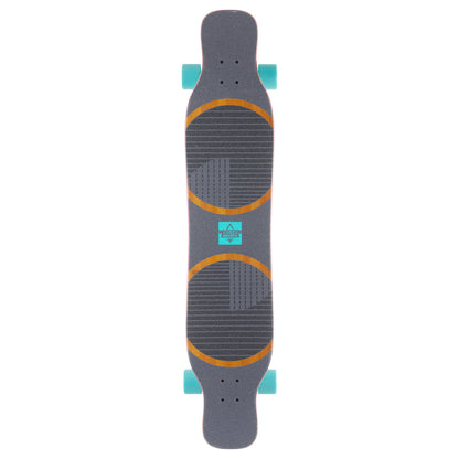 Dusters Complete Longboard Wanderlust 47 Teal Purple