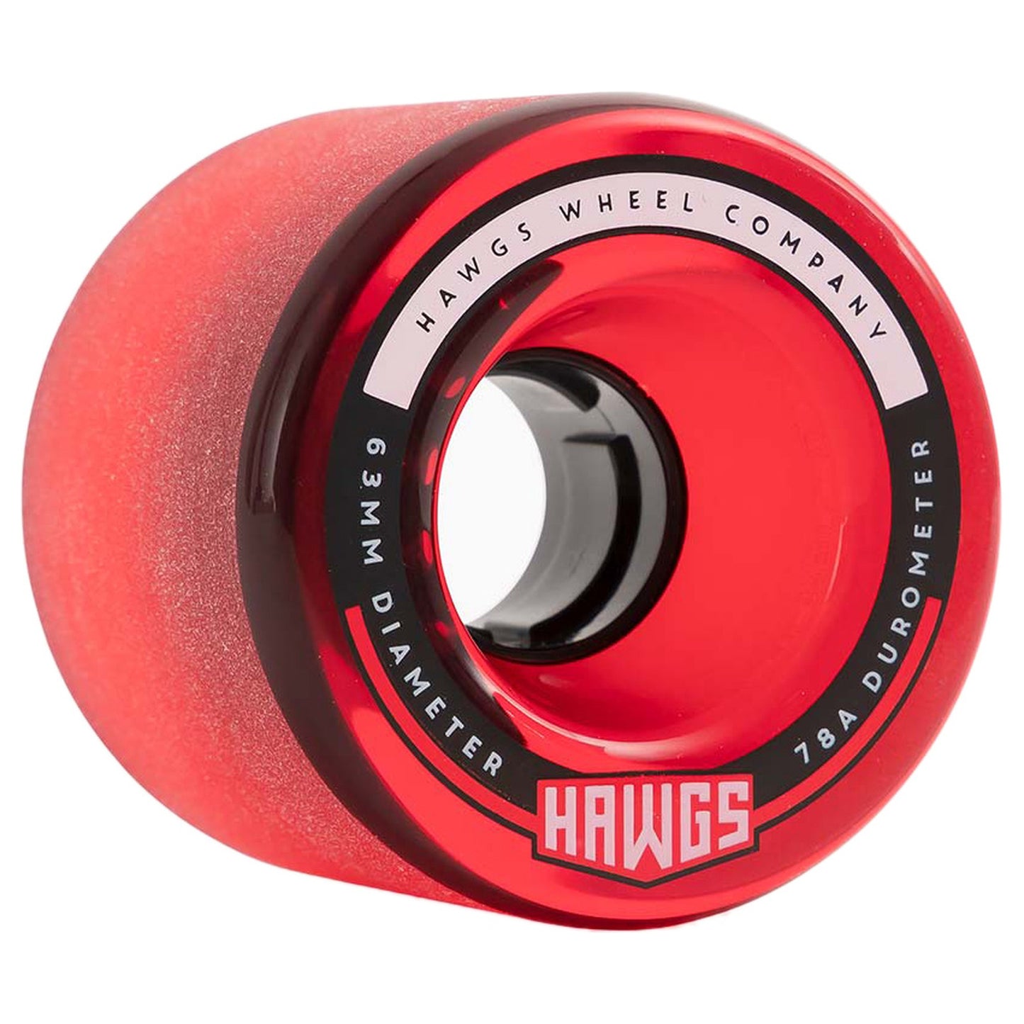 Hawgs Wheels (Jeu De 4) 63Mm Fatty 78A Clear Red