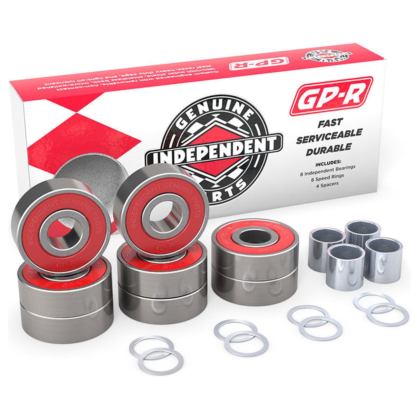 Independent Roulements ( Jeu De 8) Gp-R Red