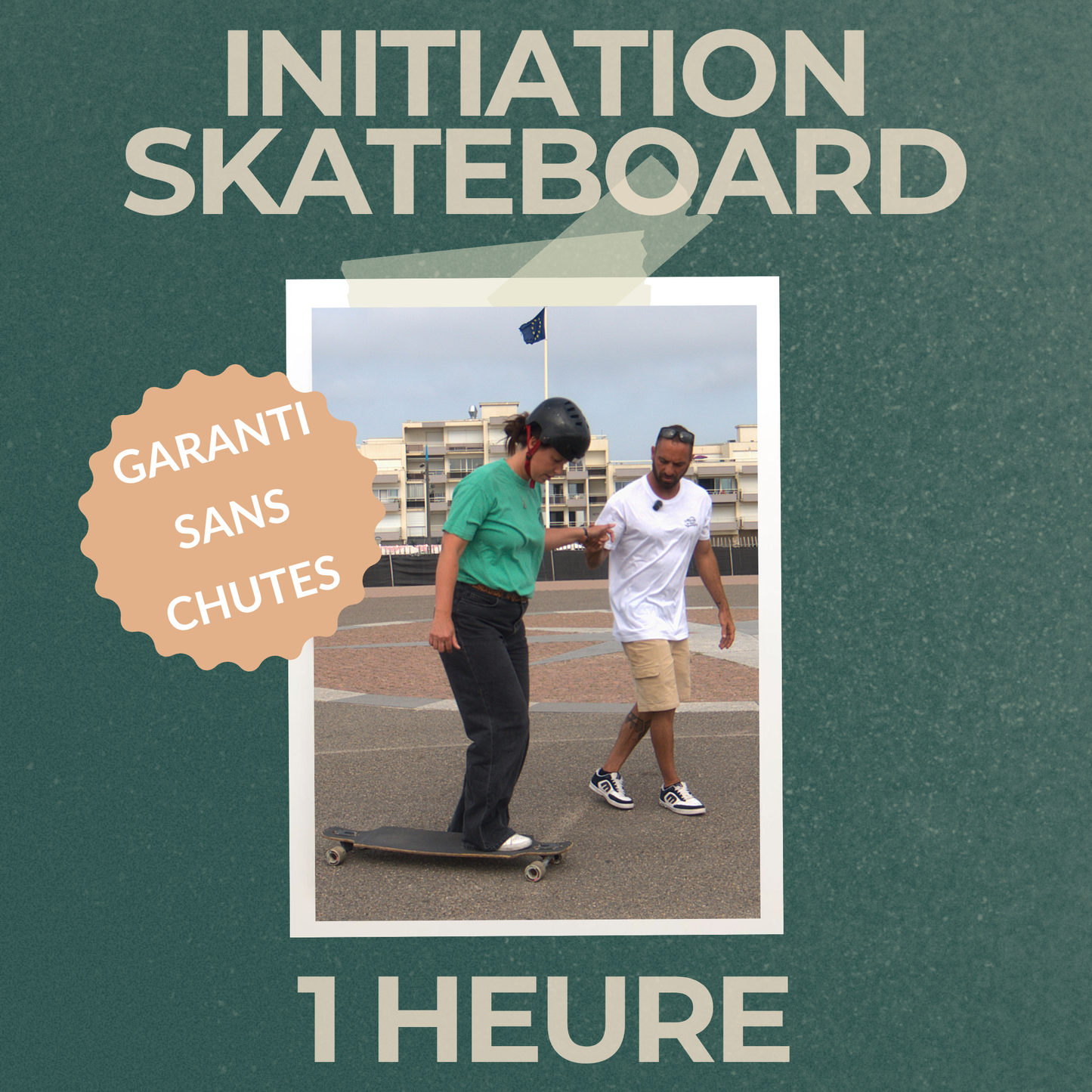 Cours d'initiation skateboard Riders 1 heure - adultes et enfants dès 7 ans - La Maison du Skate