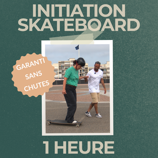 Cours d'initiation skateboard Riders 1 heure - adultes et enfants dès 7 ans - La Maison du Skate