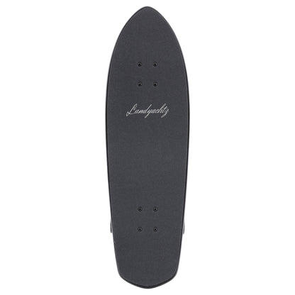 Landyachtz Complete Surf Pocket Knife Black 29.6 X 9.1