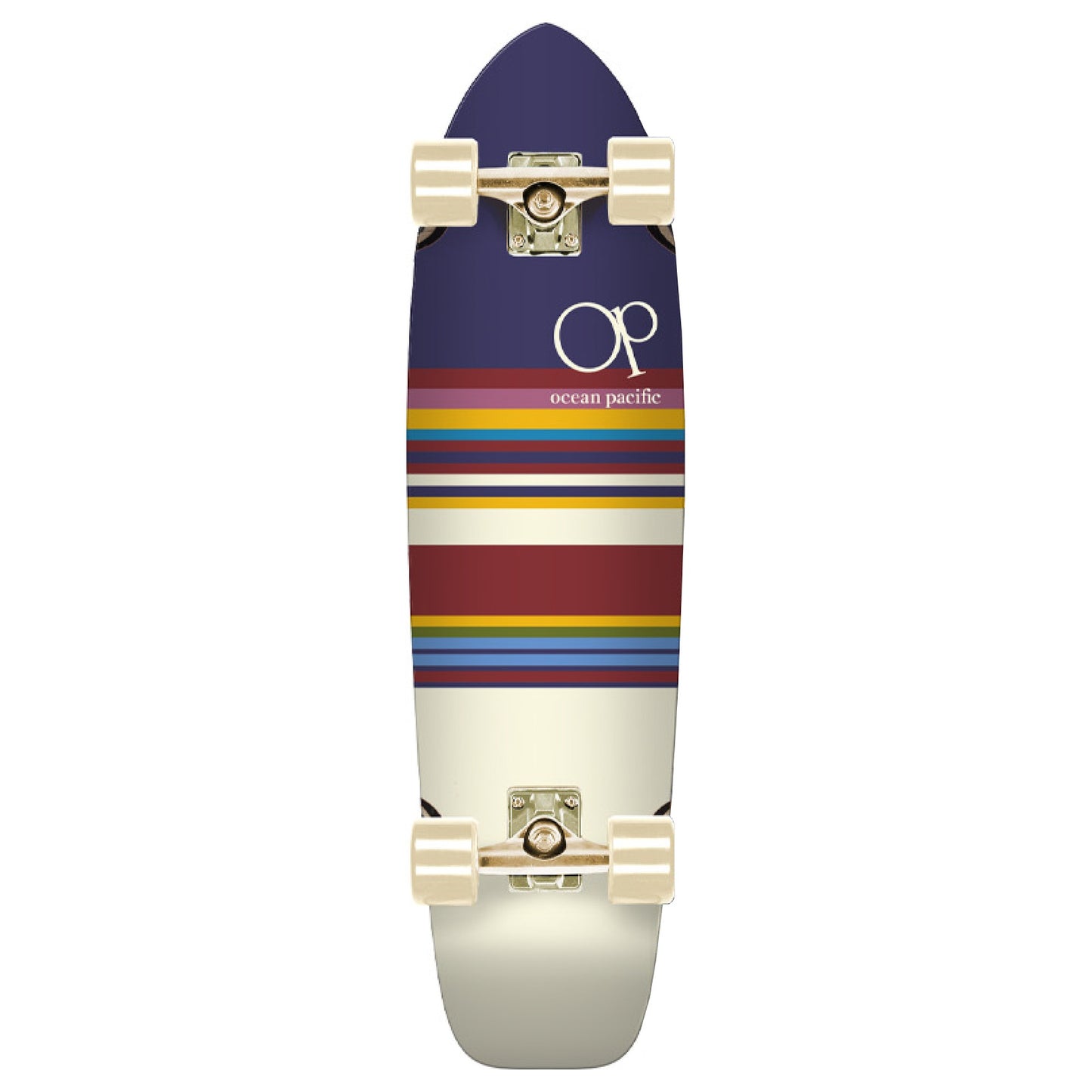 Ocean Pacific Complete Cruiser Swell Navy Off Wht 31 X 8.25