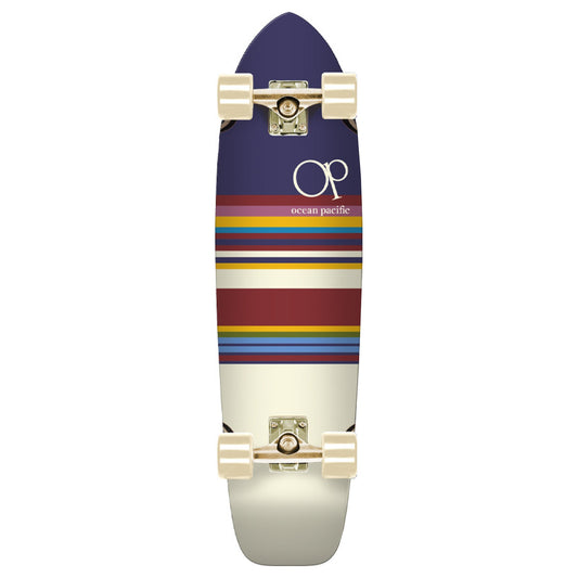 Ocean Pacific Complete Cruiser Swell Navy Off Wht 31 X 8.25