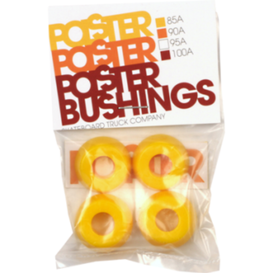 Bushings Polster 85A tendres pour trucks skateboard cruiser et surfskate
