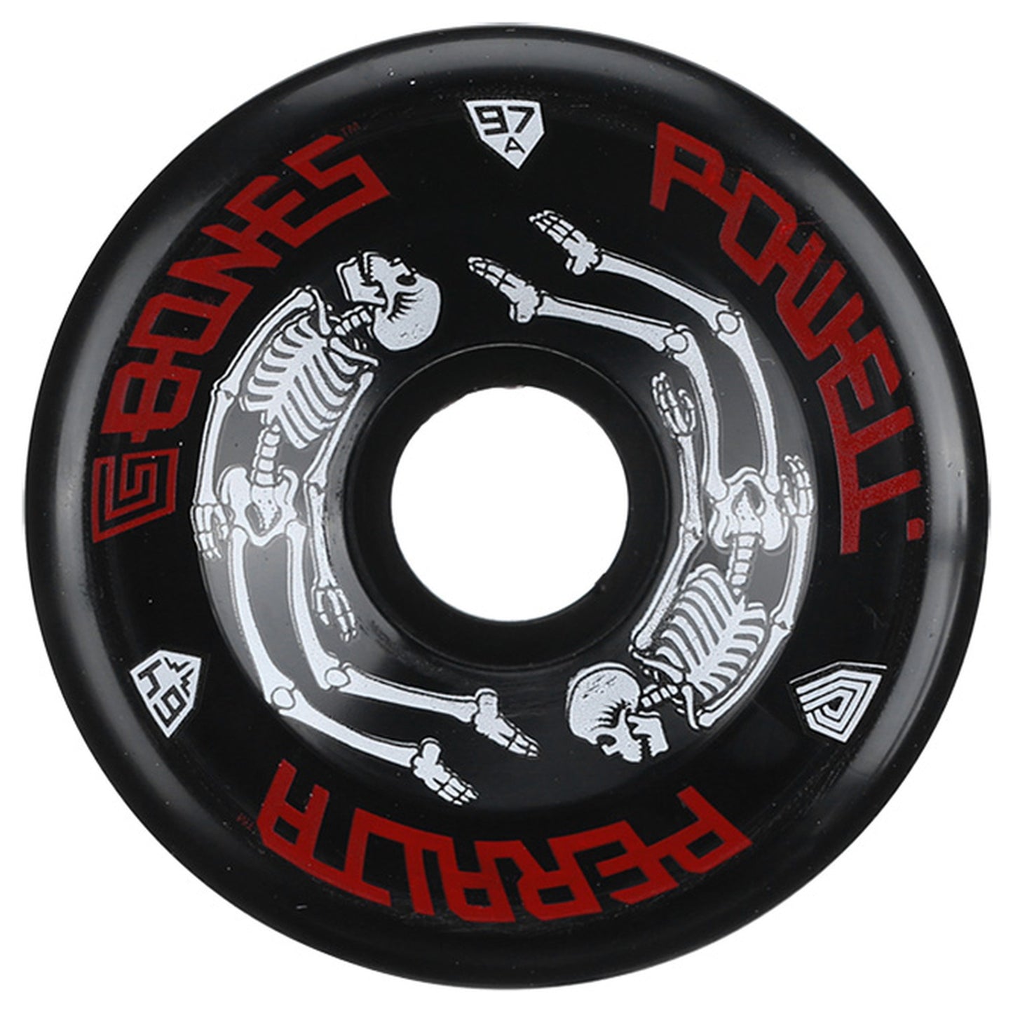 Powell Wheels (Jeu De 4) 64Mm G Bones Black 97A