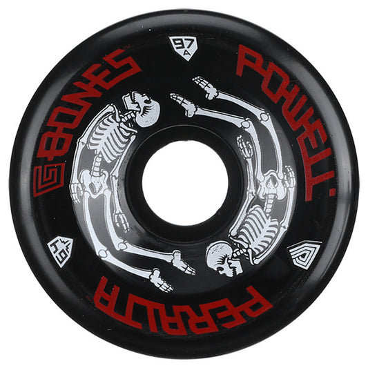 Powell Wheels (Jeu De 4) 64Mm G Bones Black 97A