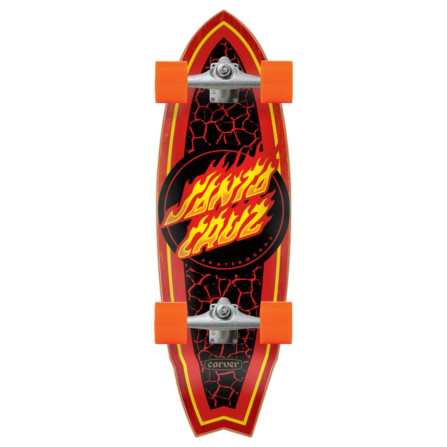 Santa Cruz Complete Cruiser Flame Dot Shark 9.85 X 31.52