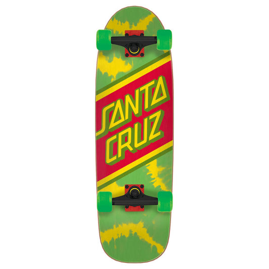 Santa Cruz Complete Cruiser Rasta Tie Dye 8.79 X 29.05